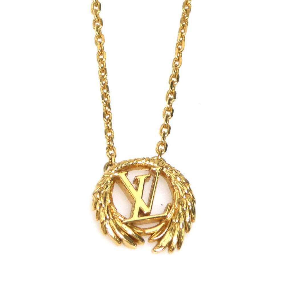 LOUIS VUITTON Gold Necklace